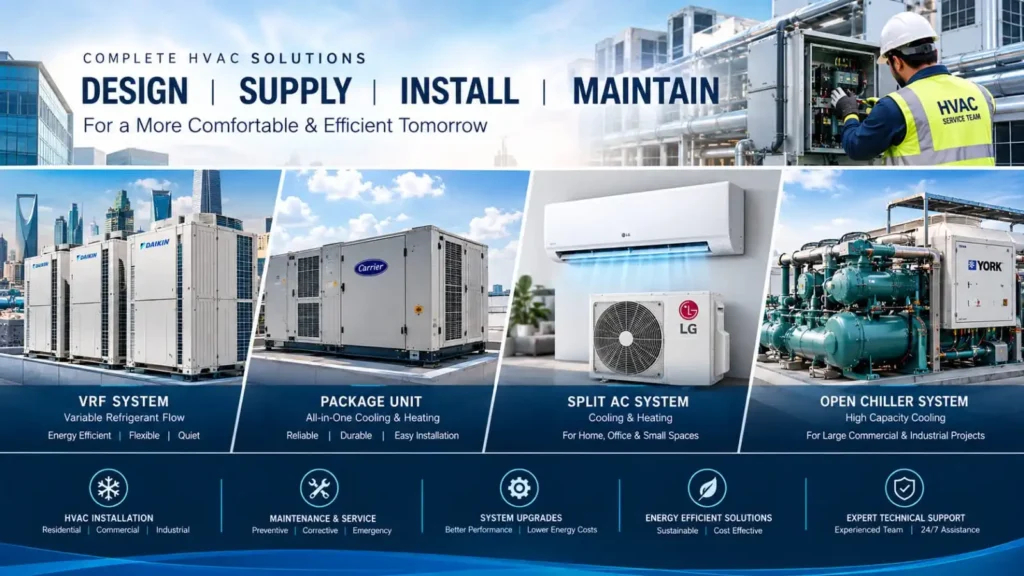 AC, Cooling and MEP Contractor in Al Shumaisi