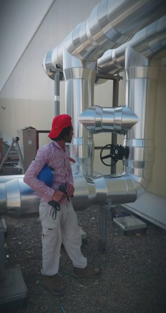 Chiller Water Line Installation in Riyadh